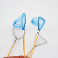 Dollhouse Miniature Fishing Net Insect Net Model Toy Accessory