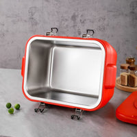 Stainless Steel Insulated Cooler Box for Outdoor Camping, Large Capacity Portable Food Warmer and Cooler