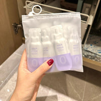 Transparent/Frosted Zipper Storage Bags with Pull Ring for Small Items & Underwear
