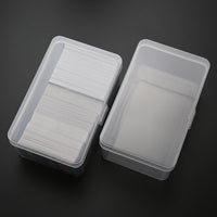 Clear Large Capacity Trading Card Storage Box with Flip Lid, Dustproof Collector Organizer for Star Cards