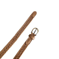 Women's Casual Wax Rope Woven Belt for Dresses & Pants