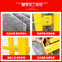 Industrial Warehouse Safety Fence Panel, Mobile Indoor Equipment Partition, Wire Mesh Guardrail