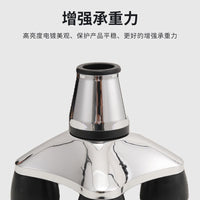 Anti-Slip Rubber Cane Tips for Quad and Tripod Walking Sticks, Multi-Size Bases