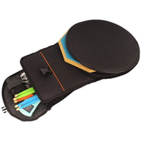 Drum Practice Pad Kit Bag with Stick Holder and Stand Storage
