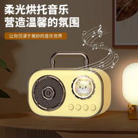 Space Capsule Bluetooth 5.3 Karaoke Speaker with Microphone, Portable Mini High-Fidelity Audio