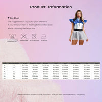 Christmas Party Cosplay Shiny Patchwork Dress Stage Performance Costume