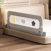 Foldable Baby Bed Rail Guard for Toddlers - Portable Safety Bumper for Cribs and Beds