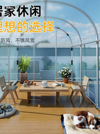 Portable Greenhouse Walk-in Plant Grow House with Insulated Cover for Outdoor Garden