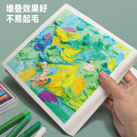Oil Pastel Paper Pad for Artists, Heavyweight 350gsm Textured Paper for Oil Pastels, Various Sizes