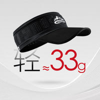 Unisex Marathon Running Visor Hat / Headband, Breathable Quick-Dry Sun Protection for Sports Training