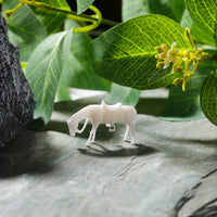 Chinese Micro Landscape Ancient Horse Figurine Ornament
