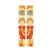 Thanksgiving Fall Harvest Porch Sign Banner Set for Holiday Party Decoration
