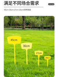100-Pack 30cm Slanted Plant Labels for Gardening, Thickened Plastic Garden Markers for Succulents and Potted Plants