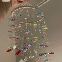 DIY Dreamy Butterfly Wind Chime Kit Acrylic Hanging Ornament for Gifting