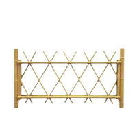Aluminum Alloy Faux Bamboo Fence for Gardens, Villas, and Rural Areas