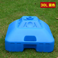 Outdoor Sunshade Umbrella Base, Portable Water-Filled Umbrella Stand for Advertising Umbrellas, 30kg Capacity