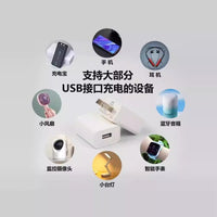 10W 5V 2A Single/Dual/Triple Port USB Wall Charger for Android and iOS Devices