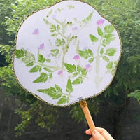 Botanical Print Fan DIY Kit with Hammer and Materials