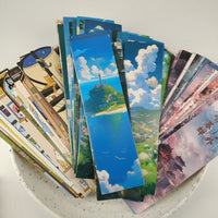 Weimo Cartoon Art Style Paper Bookmarks for Students and Readers