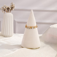 Velvet Jewelry Display Stand for Necklaces, Earrings, Bracelets, and Rings