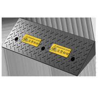 Heavy-Duty Solid Rubber Curb Ramp for Driveways and Vehicles, Lifetime Warranty