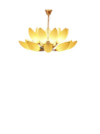 New Chinese Style Lotus Chandelier for Living Room, Bedroom, Hotel Lobby, Restaurant, and Private Rooms