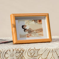 6-inch Hollow Wall-Mounted Photo Frame for Wedding Certificates and Dried Flowers, with Cardboard Mat
