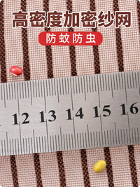 Magnetic Screen Door Curtain with Hook & Loop Fastener, Punch-Free Mosquito Net for Home