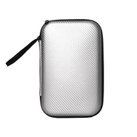 Jiebao Square Hard Case Table Tennis Racket Bag, Shockproof and Pressure-Resistant, Large Capacity for Two Paddles