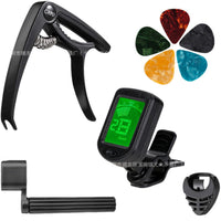 Guitar Accessories Kit with Strings, Tuner, Capo, Picks, and More