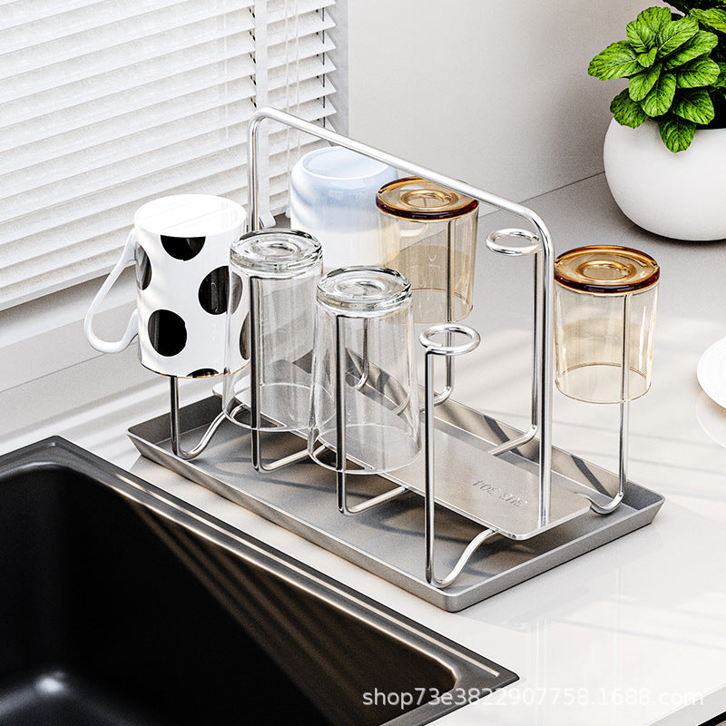 304 Stainless Steel Desktop Cup Holder and Organizer for Insulated Mugs