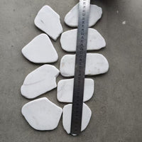 Natural Pebble Slices for DIY Crafts and Garden Decor