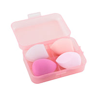 4-Pack Makeup Sponge Set, Wet & Dry Use, Non-latex Beauty Blenders for Foundation, Powder, Cream, and Liquid Cosmetics