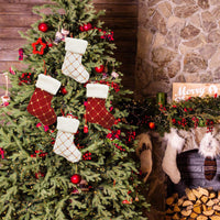 9-Inch Sequin Christmas Stocking for Kids' Candy & Gifts, Festive Hanging Ornament
