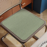 Rattan Mat Seat Cushion for Office Chairs and Stools, Breathable Cooling Pad for Summer