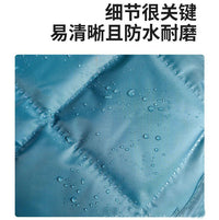 Portable Oxford Cloth Camping Mat - Waterproof, Moisture-Proof, Thickened Cotton Pad for Outdoor Seating