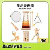 Montessori Musical Instrument Set for Early Childhood Education, Kids' Percussion Toy