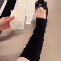 Women's Ballet Style Stirrup Knee-High Socks Breathable Leg Warmers