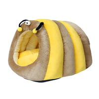 Warm Enclosed Cat Cave Bed for Winter, Pet Sleeping Nest for Small to Large Cats