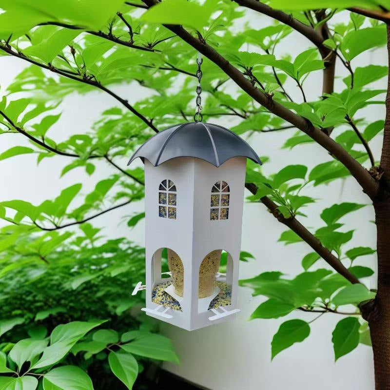 Outdoor Bird Feeder Umbrella for Garden Decoration