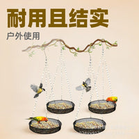 Metal Mesh Bird Feeder Hanging Hook for Outdoor Garden and Yard