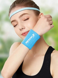 Cooling Sweat-Absorbing Wristband for Sports, Running, and Fitness