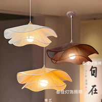 French Vintage Cloud Chandelier Fabric Pendant Light for Dining Room Bedroom Bar