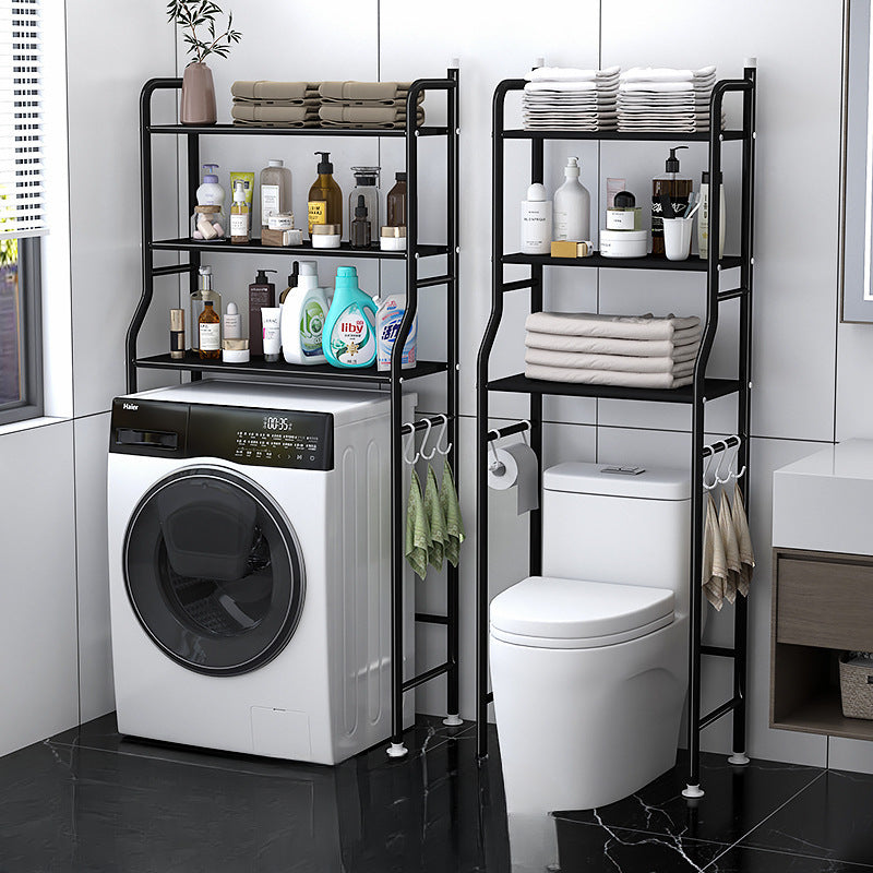 Bathroom Over-Toilet/Washer Storage Rack, Punch-Free Space Saver Shelf