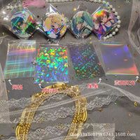 Iridescent Self-Adhesive Bag for Badges, Cards, and Small Collectibles