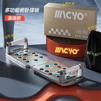 Foldable Push-Up Board Multi-functional Training System for Chest Muscle Workout and Plank Support