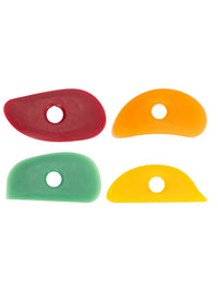 Pottery Clay Sculpting Rubber Scraper Tool for Shaping and Trimming