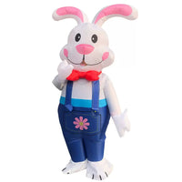 Inflatable Ride-On Rabbit Costume for Halloween, Christmas, and Easter