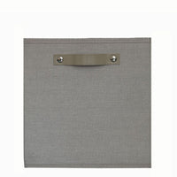 Bosonjay Thickened Linen Foldable Storage Basket for Clothes and Sundries