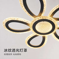 Nordic Ice Pattern Ceiling Light Fixture with LED Kit